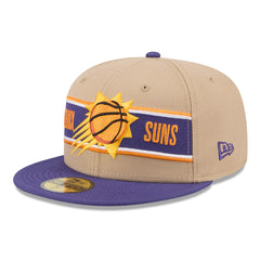 Phoenix Suns 2024 NBA Draft 59FIFTY Fitted Hat Tan/Purple | New Era US