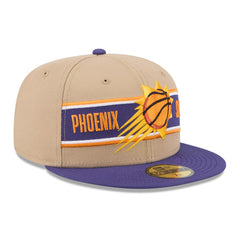 Phoenix Suns 2024 NBA Draft 59FIFTY Fitted Hat Tan/Purple | New Era US