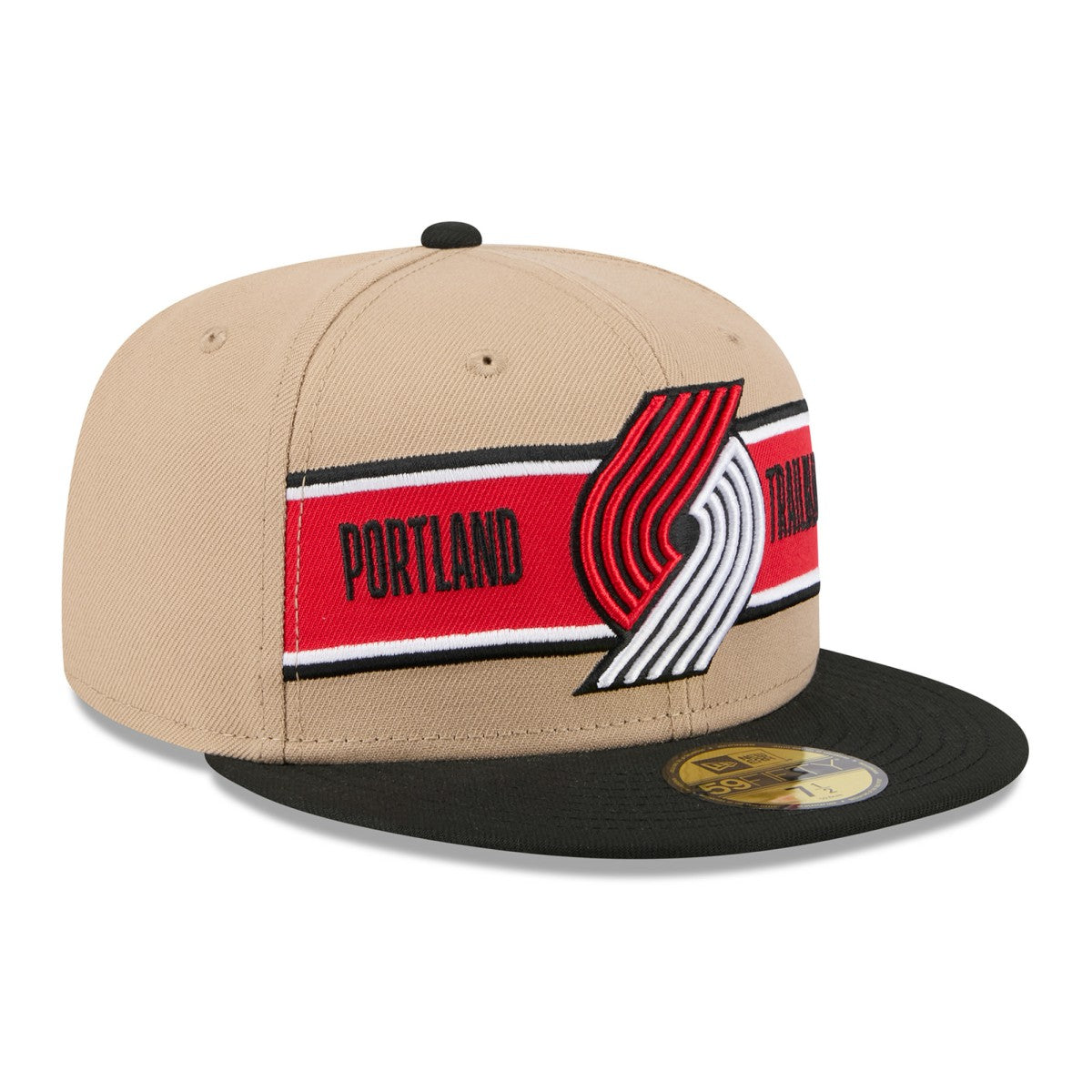 Portland Trail Blazers 2024 NBA Draft 59FIFTY Fitted Hat Tan/Black | New Era Near Me