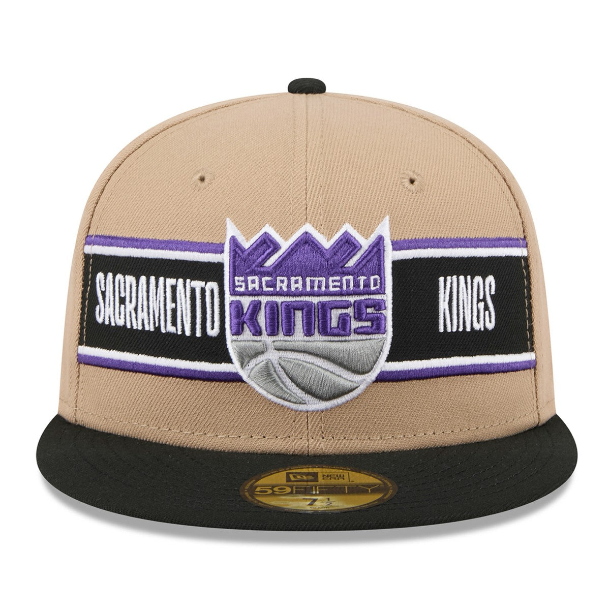 Sacramento Kings 2024 NBA Draft 59FIFTY Fitted Hat Tan/Black | New Era discount