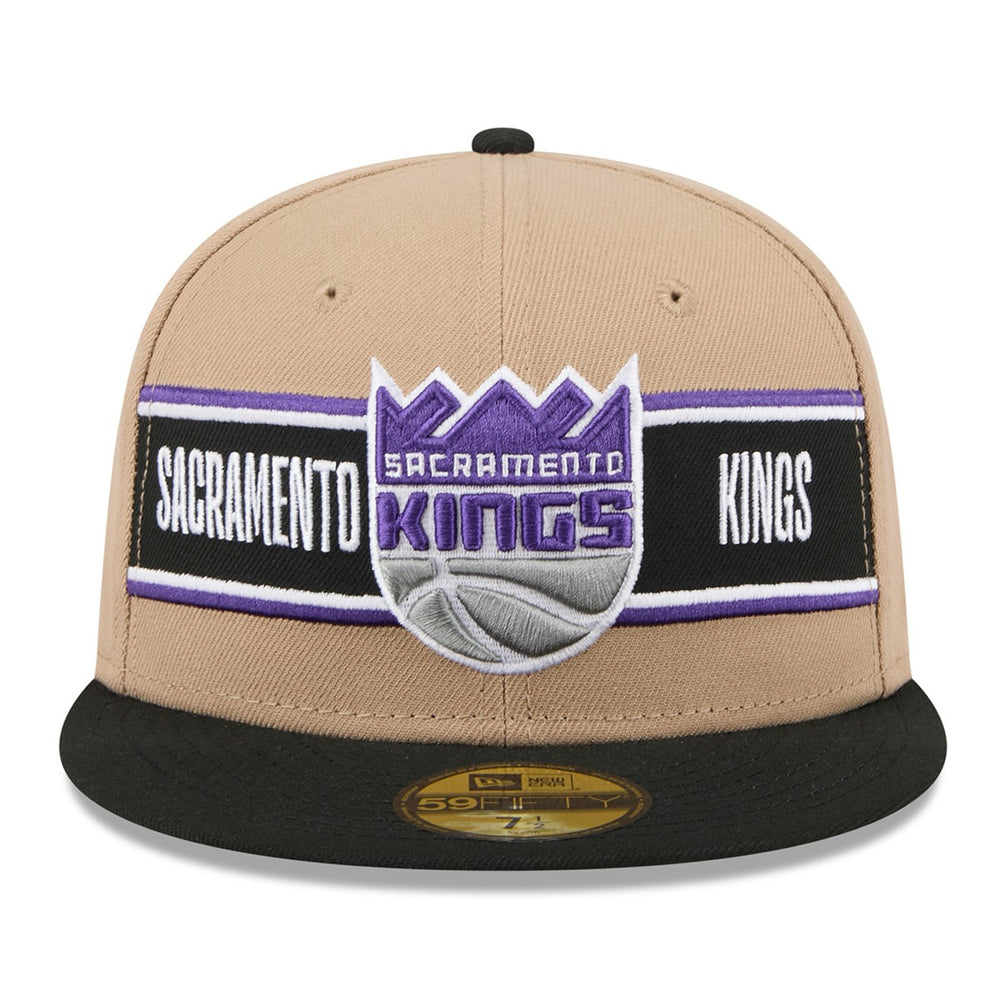 Sacramento Kings 2024 NBA Draft 59FIFTY Fitted Hat Tan/Black | New Era discount