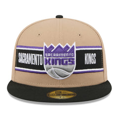 Sacramento Kings 2024 NBA Draft 59FIFTY Fitted Hat Tan/Black | New Era discount