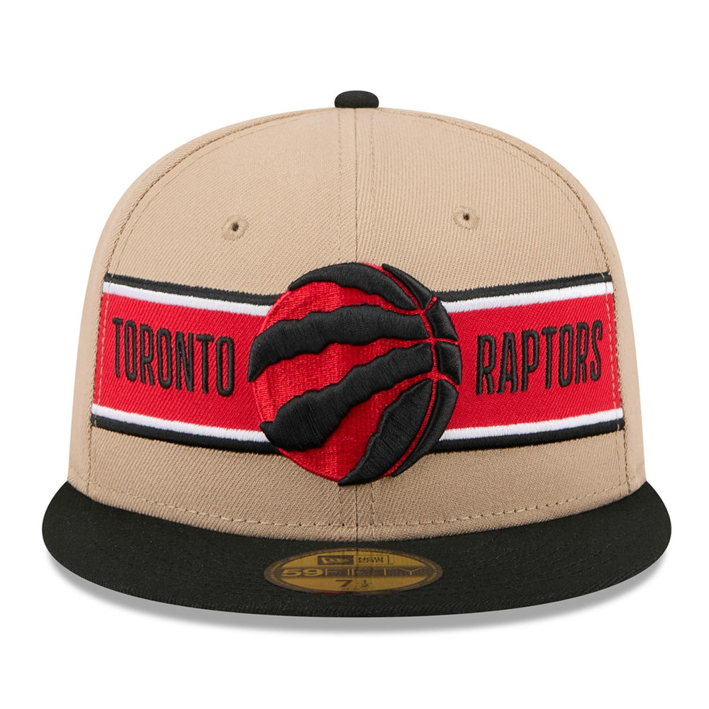 Toronto Raptors 2024 NBA Draft 59FIFTY Fitted Hat Tan/Black | New Era US