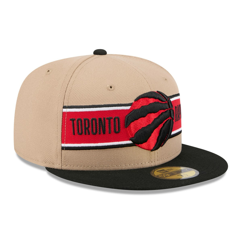 Toronto Raptors 2024 NBA Draft 59FIFTY Fitted Hat Tan/Black | New Era US
