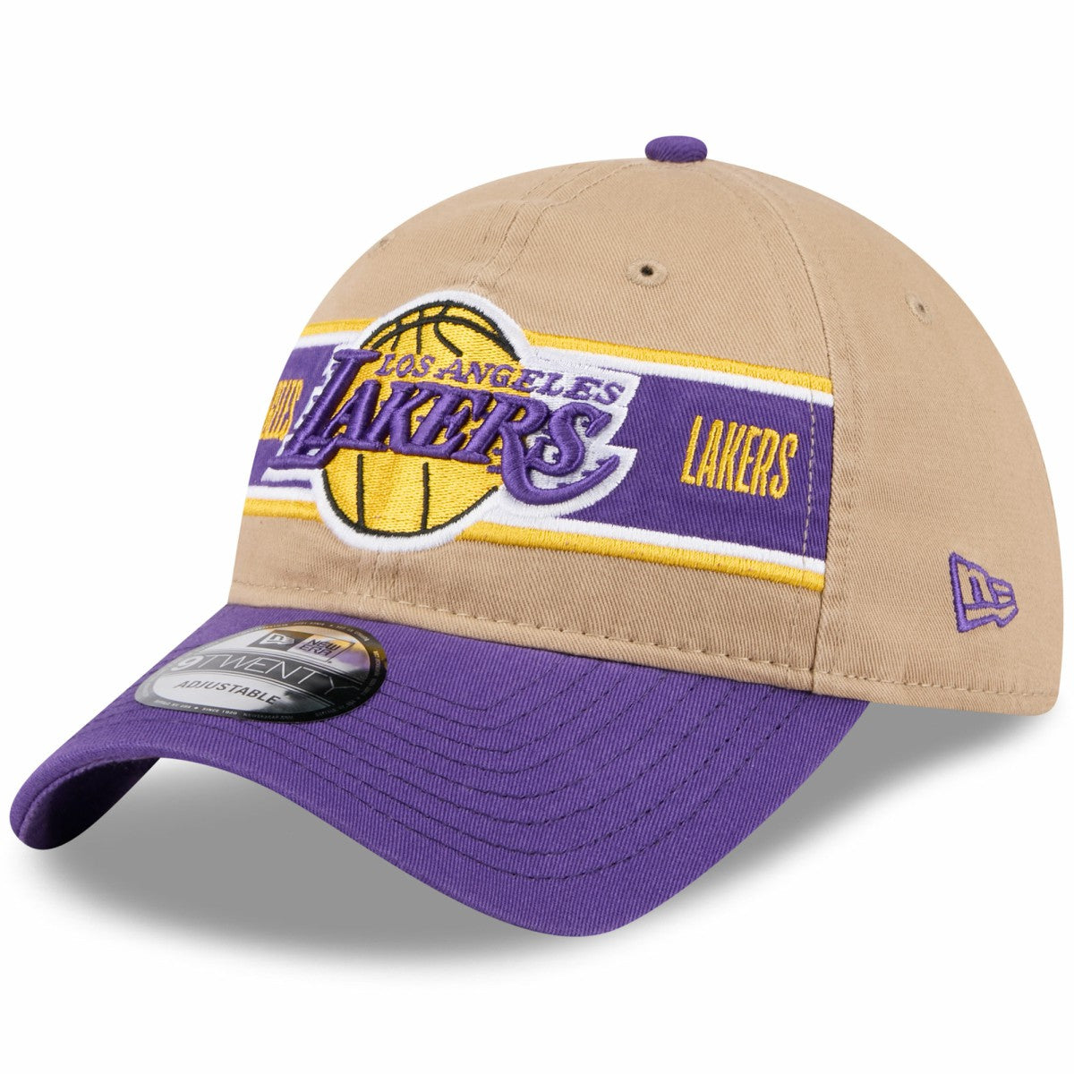 Los Angeles Lakers 2024 NBA Draft 9TWENTY Adjustable Hat Tan/Purple | New Era outlet