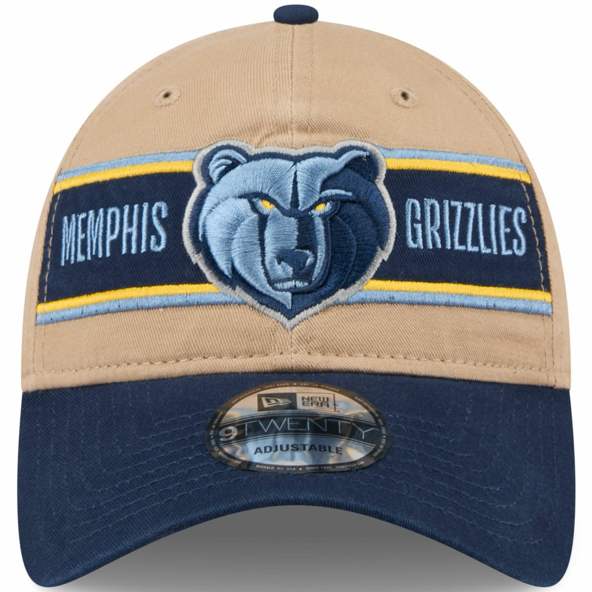 Memphis Grizzlies 2024 NBA Draft 9TWENTY Adjustable Hat Tan/Navy | New Era Near Me