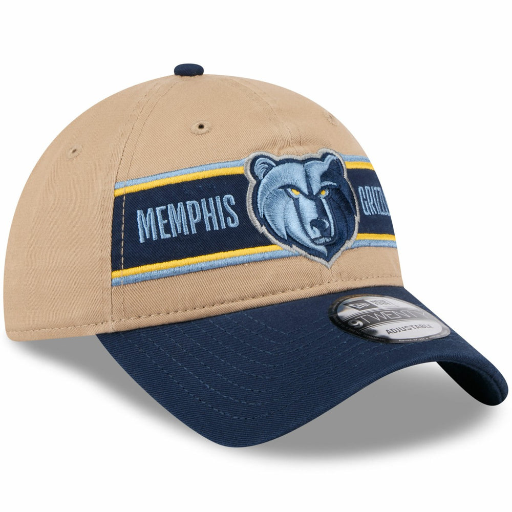 Memphis Grizzlies 2024 NBA Draft 9TWENTY Adjustable Hat Tan/Navy | New Era Near Me
