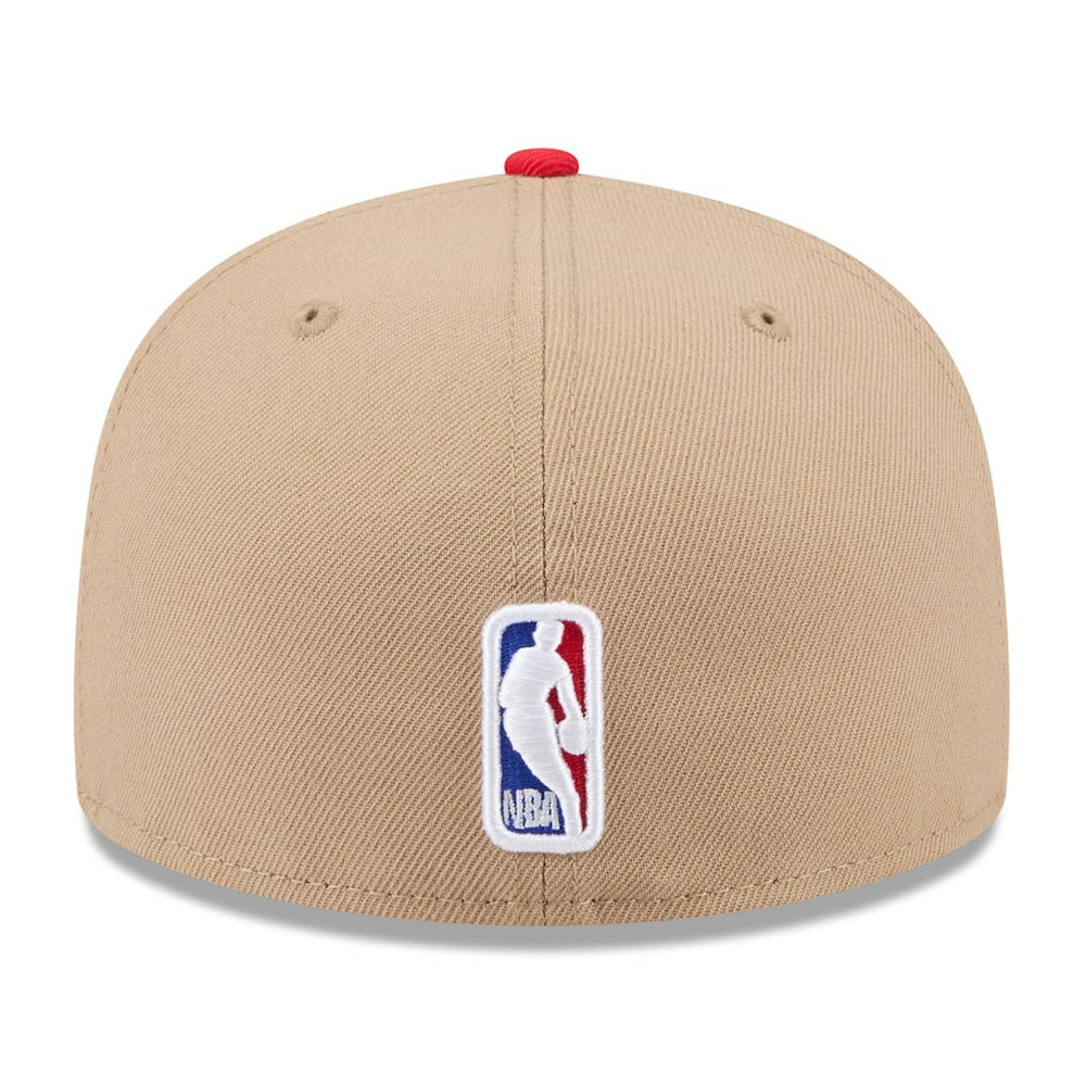 Chicago Bulls 2024 NBA Draft 59FIFTY Fitted Hat Tan/Red | New Era US