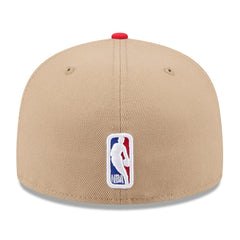Chicago Bulls 2024 NBA Draft 59FIFTY Fitted Hat Tan/Red | New Era US