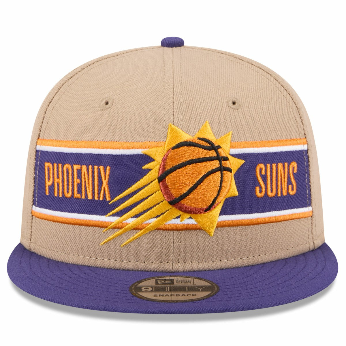 Phoenix Suns 2024 NBA Draft 9FIFTY Snapback Hat Tan/Purple | New Era discount