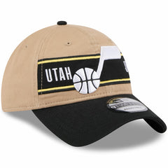 Utah Jazz 2024 NBA Draft 9TWENTY Adjustable Hat Tan/Black | New Era