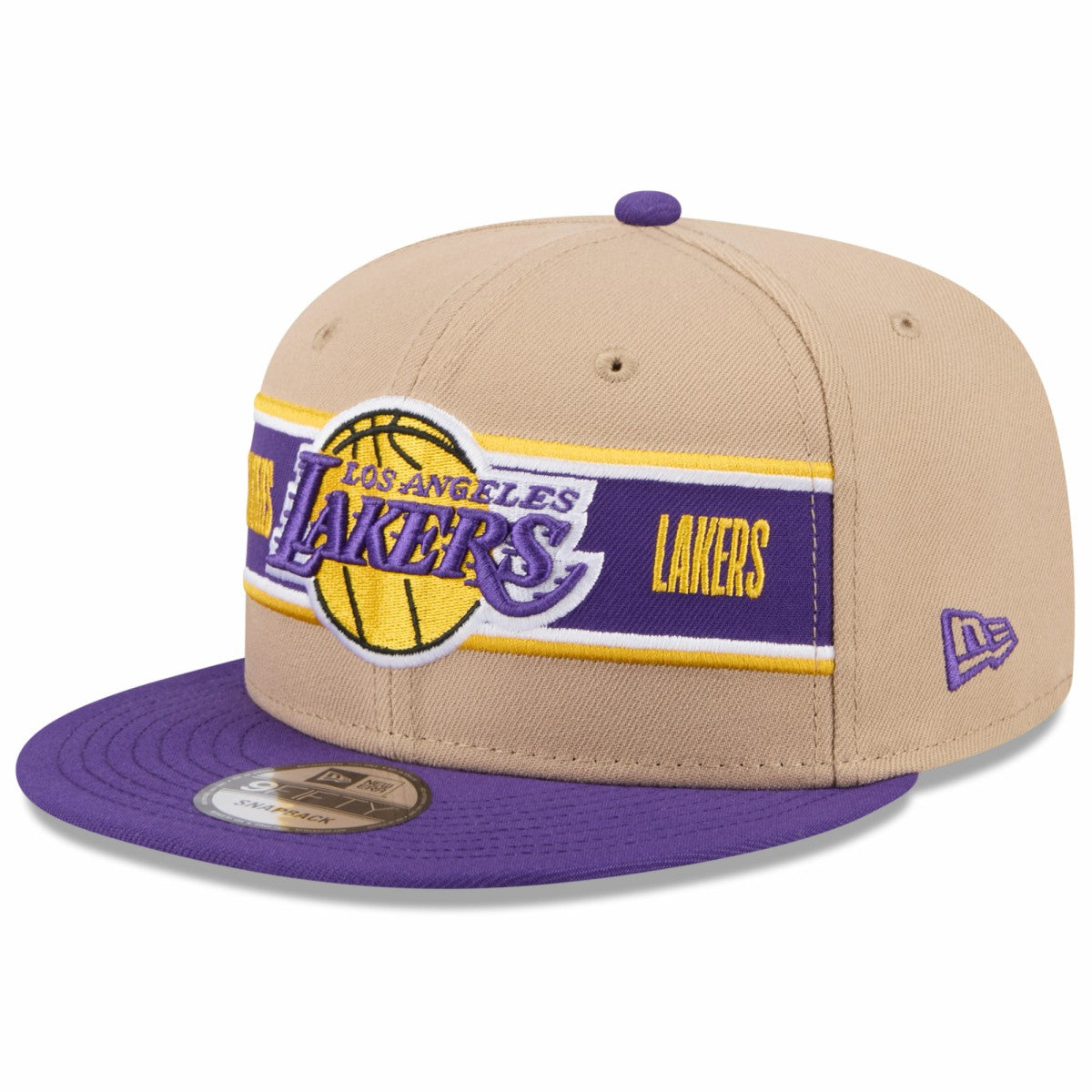 Los Angeles Lakers 2024 NBA Draft 9FIFTY Snapback Hat Tan/Purple | New Era outlet