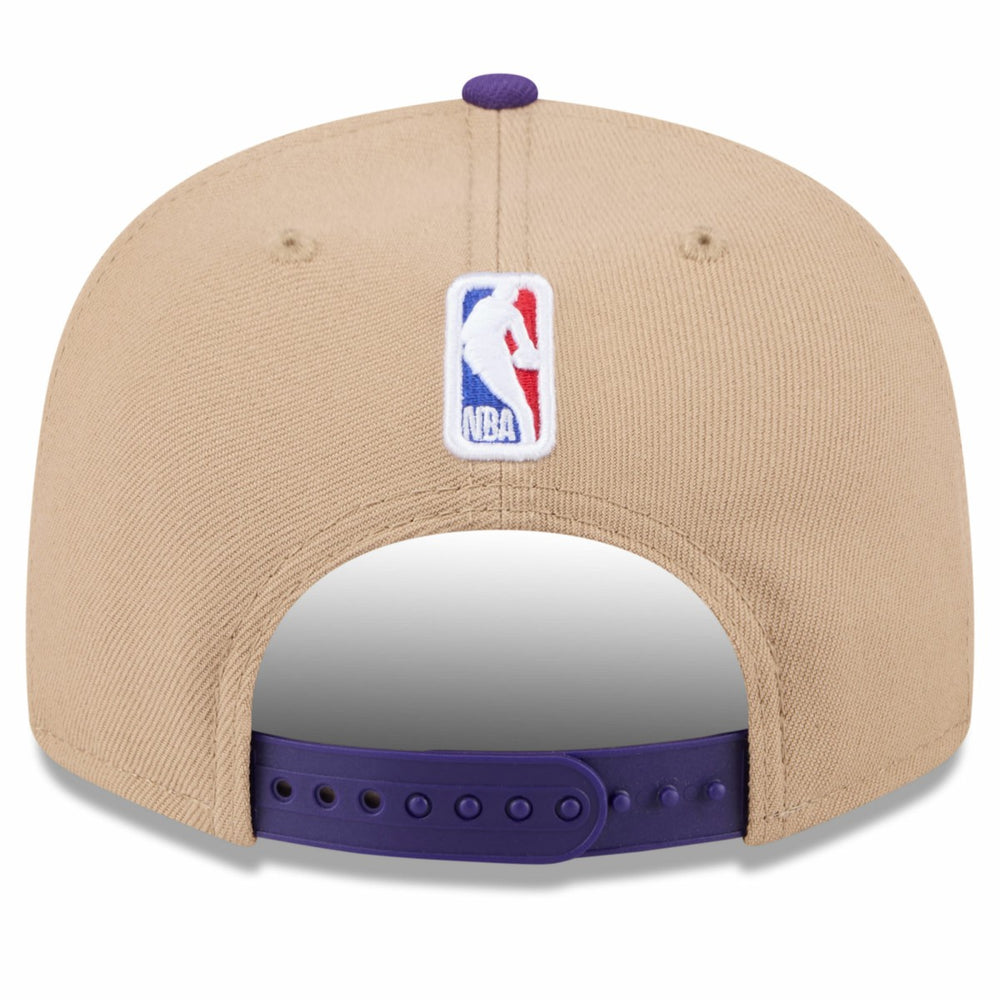 Los Angeles Lakers 2024 NBA Draft 9FIFTY Snapback Hat Tan/Purple | New Era outlet