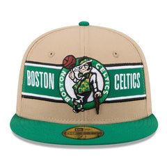 Boston Celtics 2024 NBA Draft 59FIFTY Fitted Hat Tan/Kelly Green | New Era Near Me