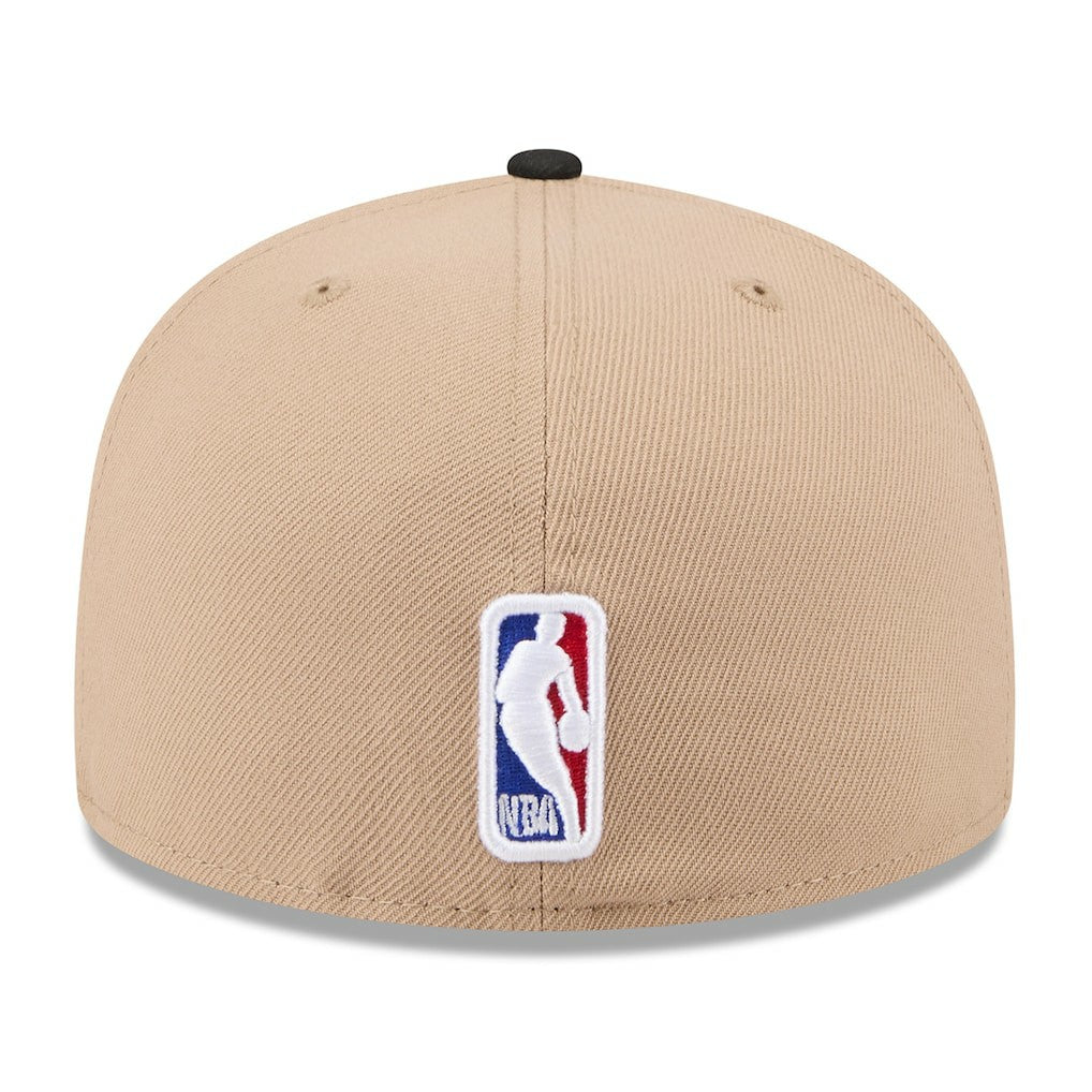 Brooklyn Nets 2024 NBA Draft 59FIFTY Fitted Hat Tan/Black | New Era Lifestyle