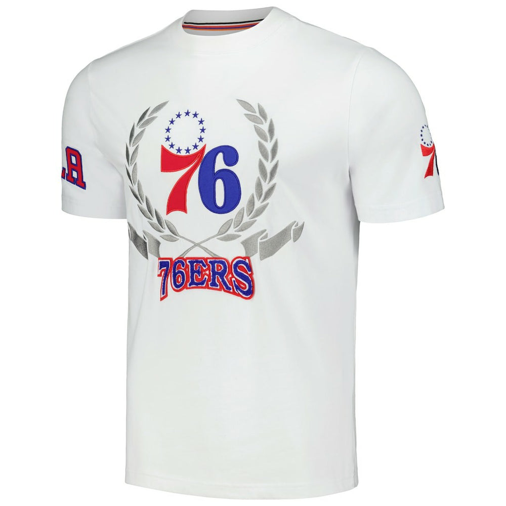 Philadelphia 76ers FISLL Unisex Heritage Crest T-Shirt White