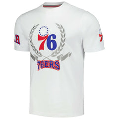 Philadelphia 76ers FISLL Unisex Heritage Crest T-Shirt White