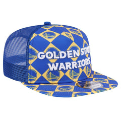 Golden State Warriors Seeing Diamonds A-Frame Trucker 9FIFTY Snapback Hat for sale Royal | New Era outlet