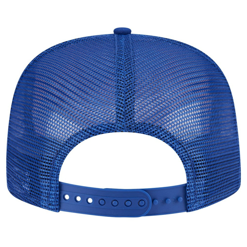 Chicago Cubs New Era Seeing Diamonds A-Frame Trucker 9FIFTY Snapback Hat - Royal - New Era Lifestyle