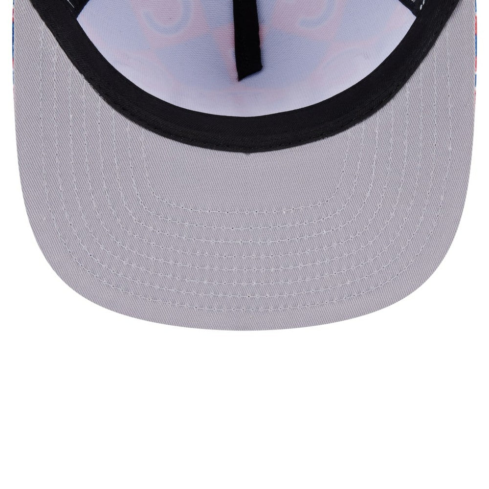 Chicago Cubs New Era Seeing Diamonds A-Frame Trucker 9FIFTY Snapback Hat - Royal - New Era Lifestyle