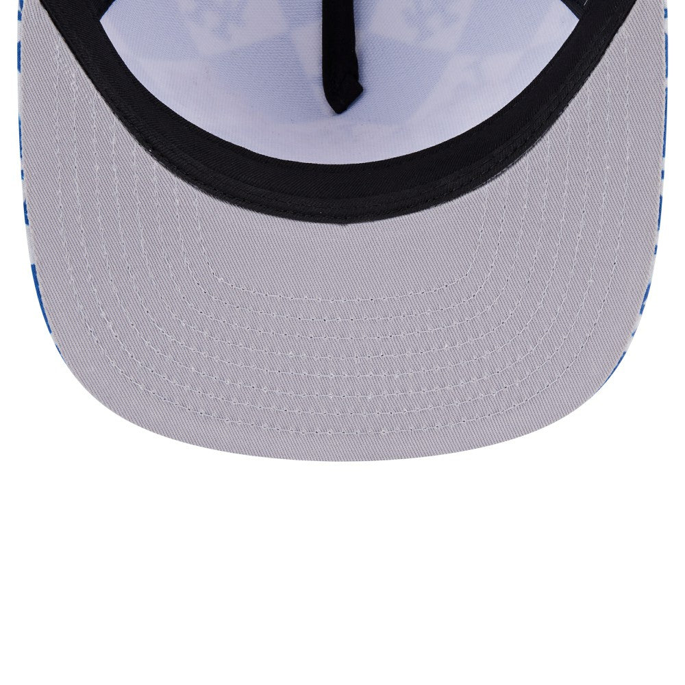 Los Angeles Dodgers New Era Seeing Diamonds A-Frame Trucker 9FIFTY Snapback Hat - Royal - New Era Discount