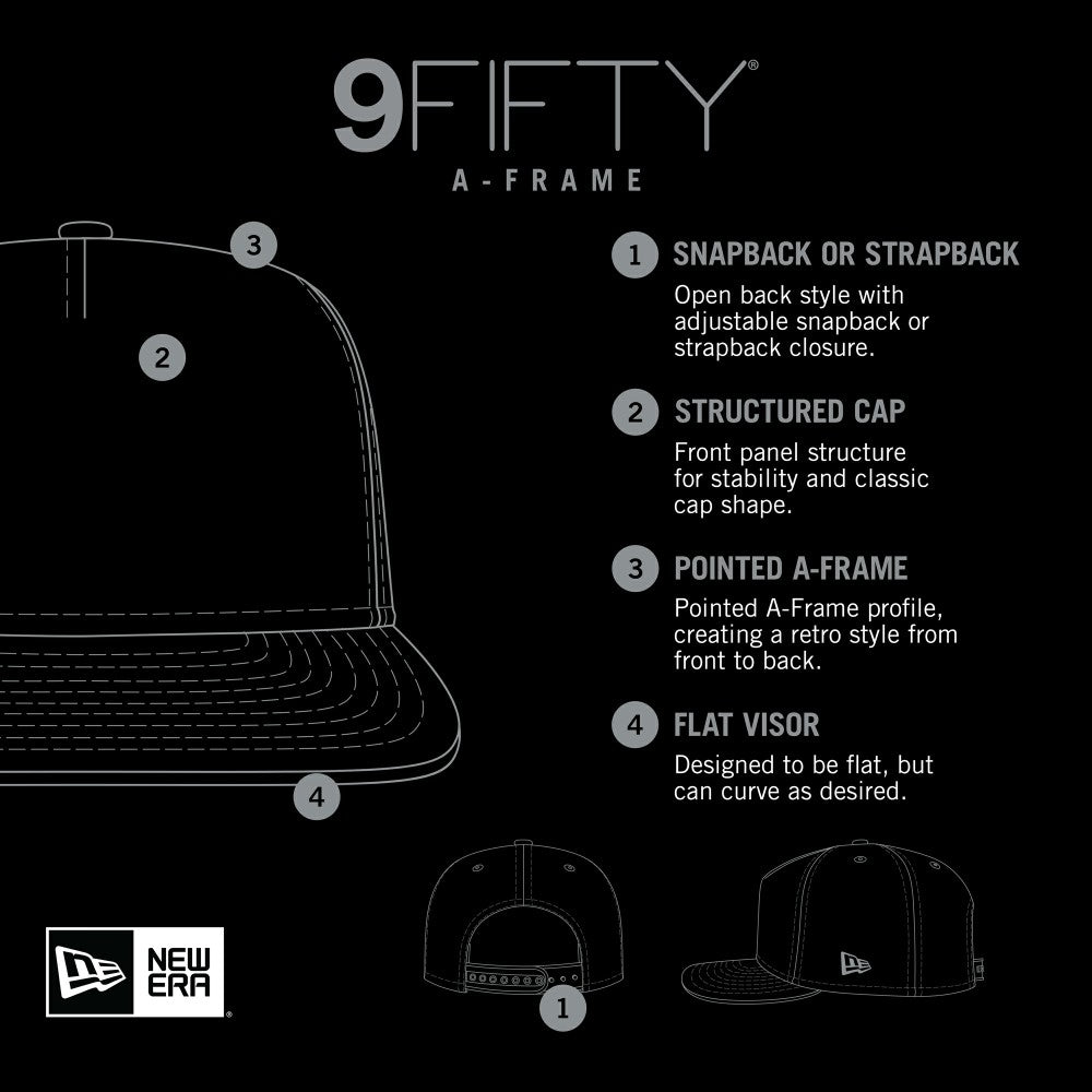 Los Angeles Dodgers New Era Seeing Diamonds A-Frame Trucker 9FIFTY Snapback Hat - Royal - New Era Discount