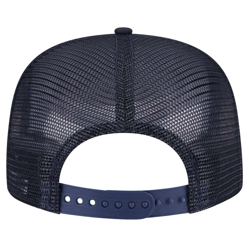 New York Yankees New Era Seeing Diamonds A-Frame Trucker 9FIFTY Snapback Hat - Navy - New Era Lifestyle