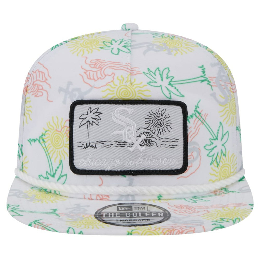 Chicago White Sox New Era Islander Golfer Snapback Hat - White - New Era Sale