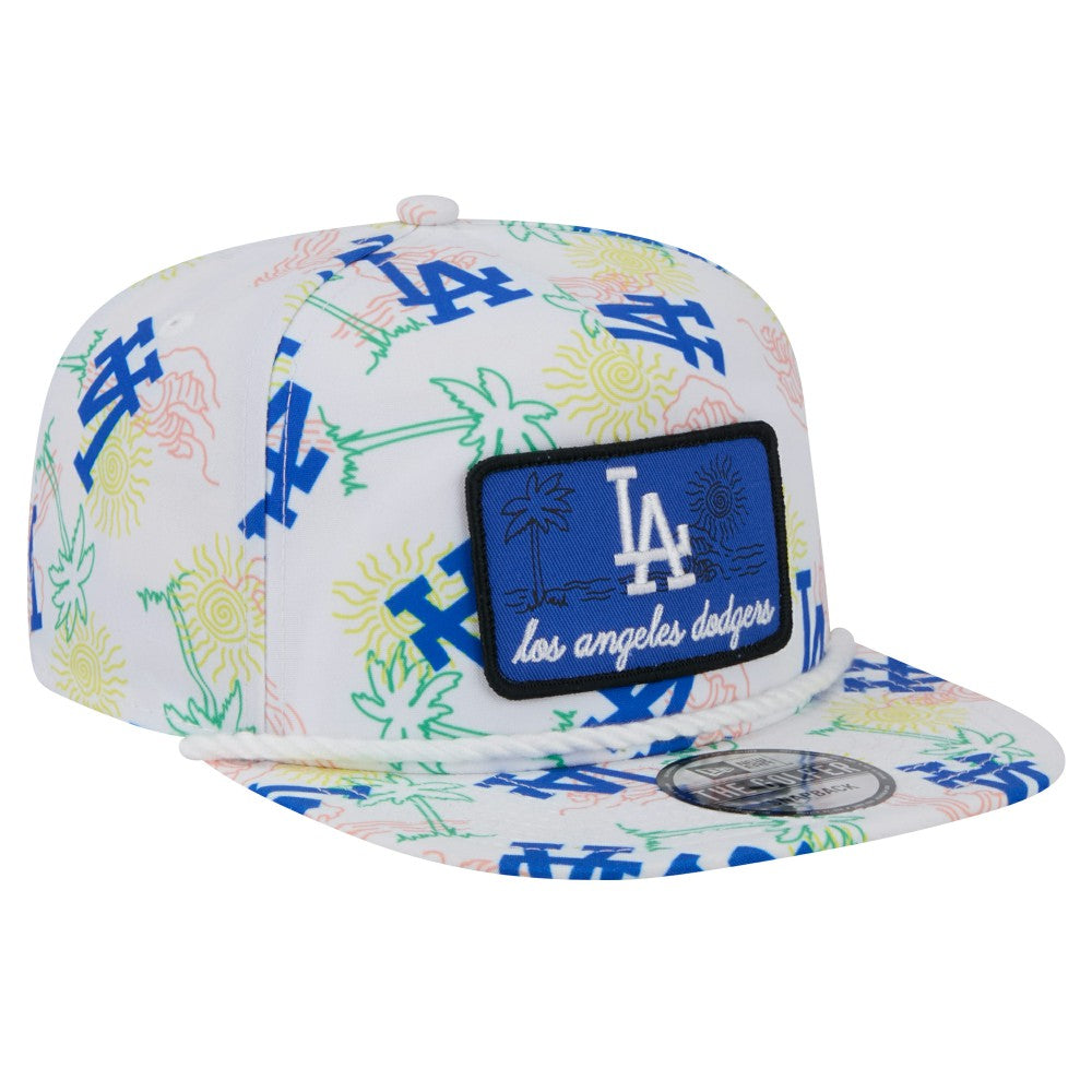 Los Angeles Dodgers New Era Islander Golfer Snapback Hat - White - New Era Discount