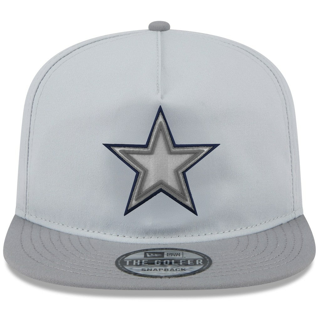Dallas Cowboys New Era 2024 NFL Training Camp Golfer Snapback Hat Gray
