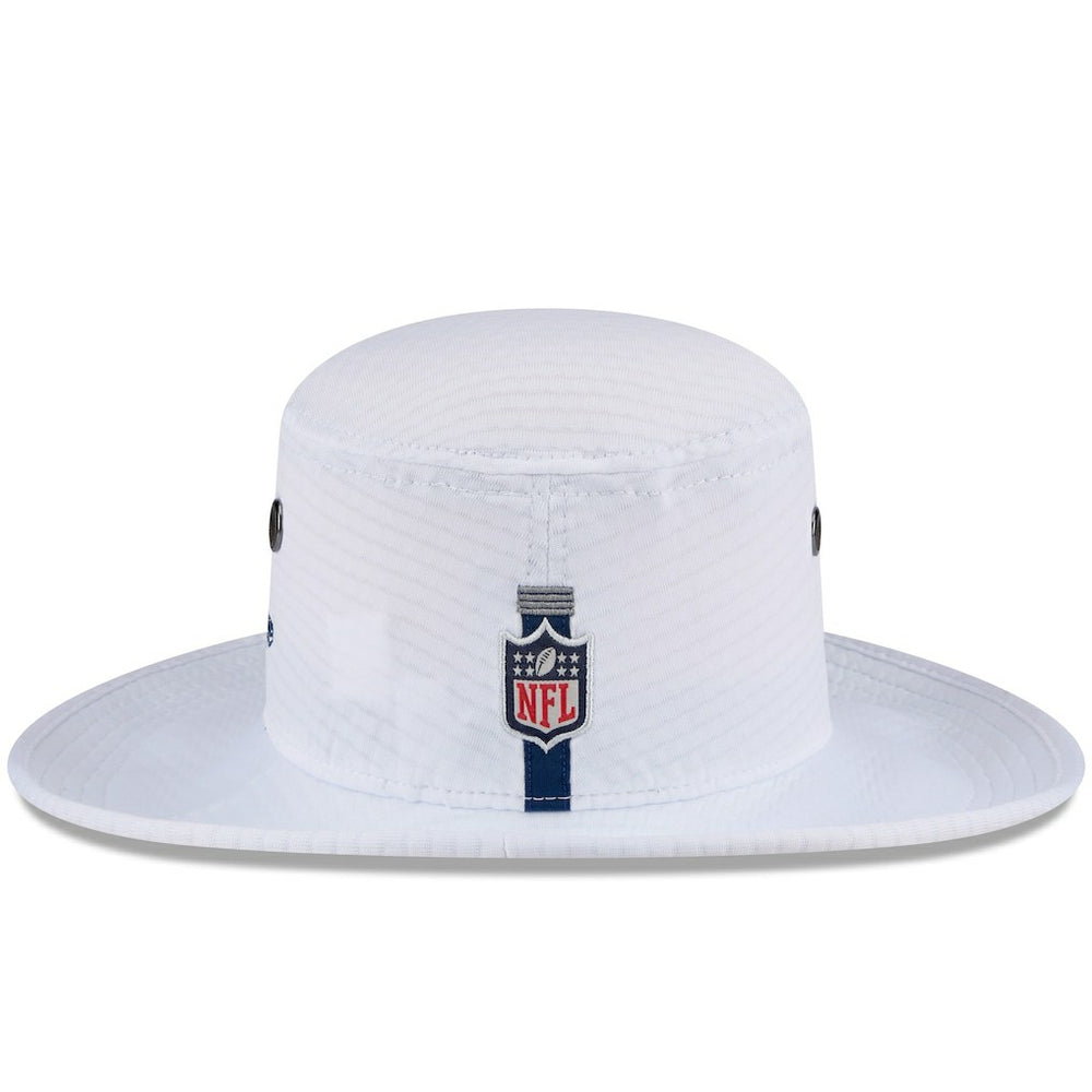 Dallas Cowboys New Era 2024 NFL Training Camp Panama Bucket Hat White
