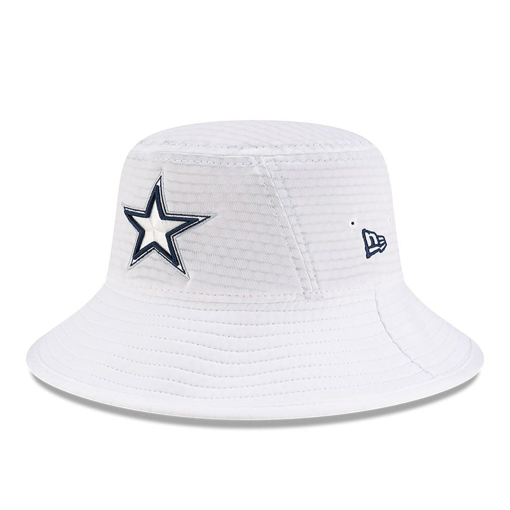 Dallas Cowboys New Era 2024 NFL Training Camp Stretch Bucket Hat White