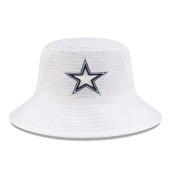 Dallas Cowboys New Era 2024 NFL Training Camp Stretch Bucket Hat White
