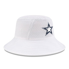 Dallas Cowboys New Era 2024 NFL Training Camp Stretch Bucket Hat White