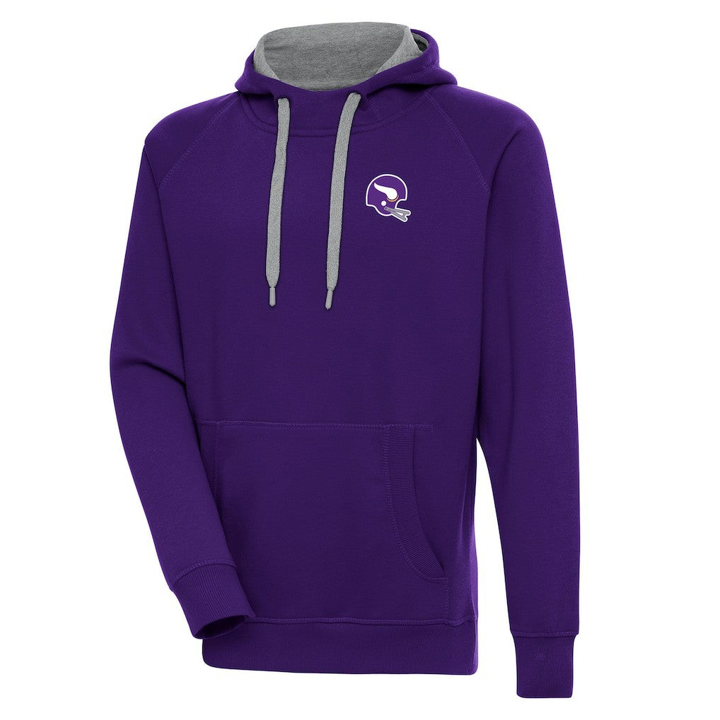 Minnesota Vikings Antigua Victory Pullover Hoodie Purple