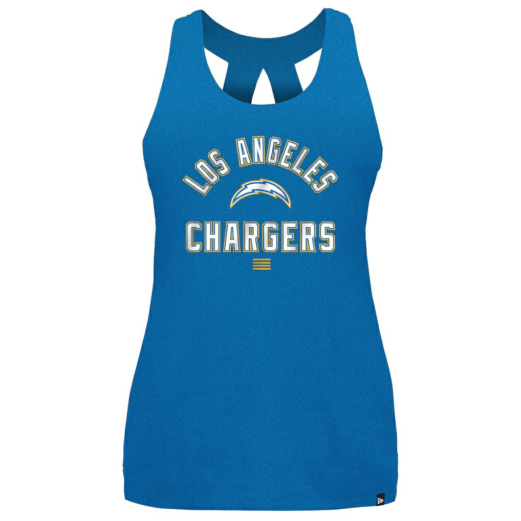 Los Angeles Chargers New Era Women's 2024 NFL Training Camp Tank Top Powder Blue