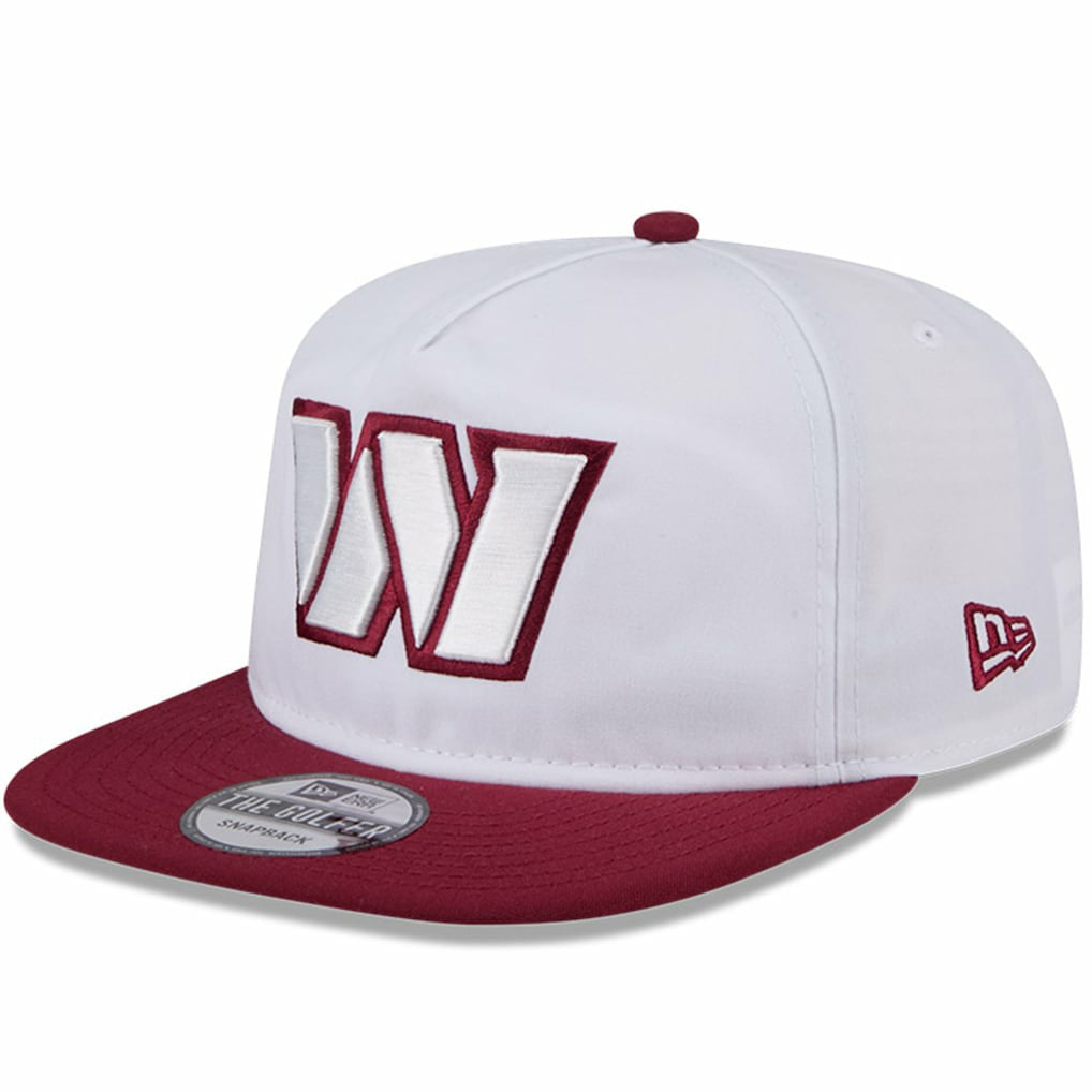 Washington Commanders New Era 2024 NFL Training Camp Golfer Snapback Hat White/Burgundy