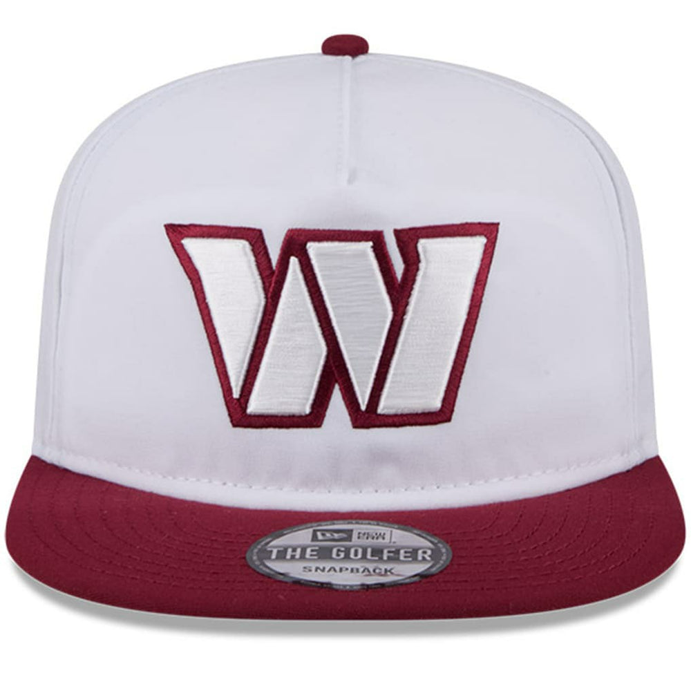 Washington Commanders New Era 2024 NFL Training Camp Golfer Snapback Hat White/Burgundy