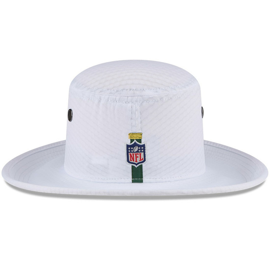 Green Bay Packers New Era 2024 NFL Training Camp Panama Bucket Hat White