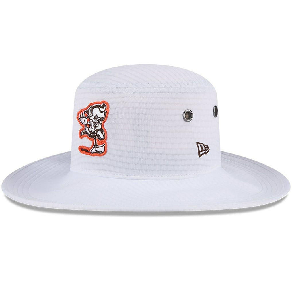 Cleveland Browns New Era 2024 NFL Training Camp Panama Bucket Hat White