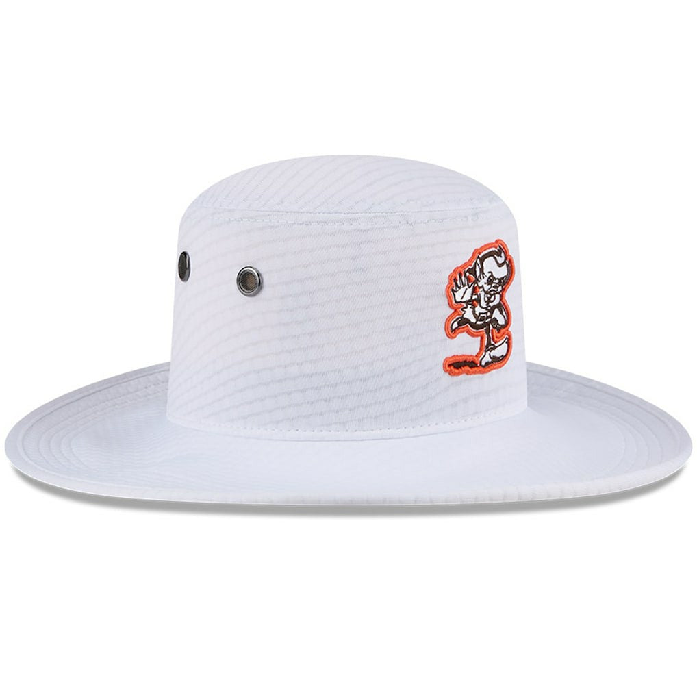 Cleveland Browns New Era 2024 NFL Training Camp Panama Bucket Hat White