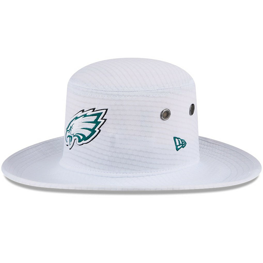 Philadelphia Eagles New Era 2024 NFL Training Camp Panama Bucket Hat White