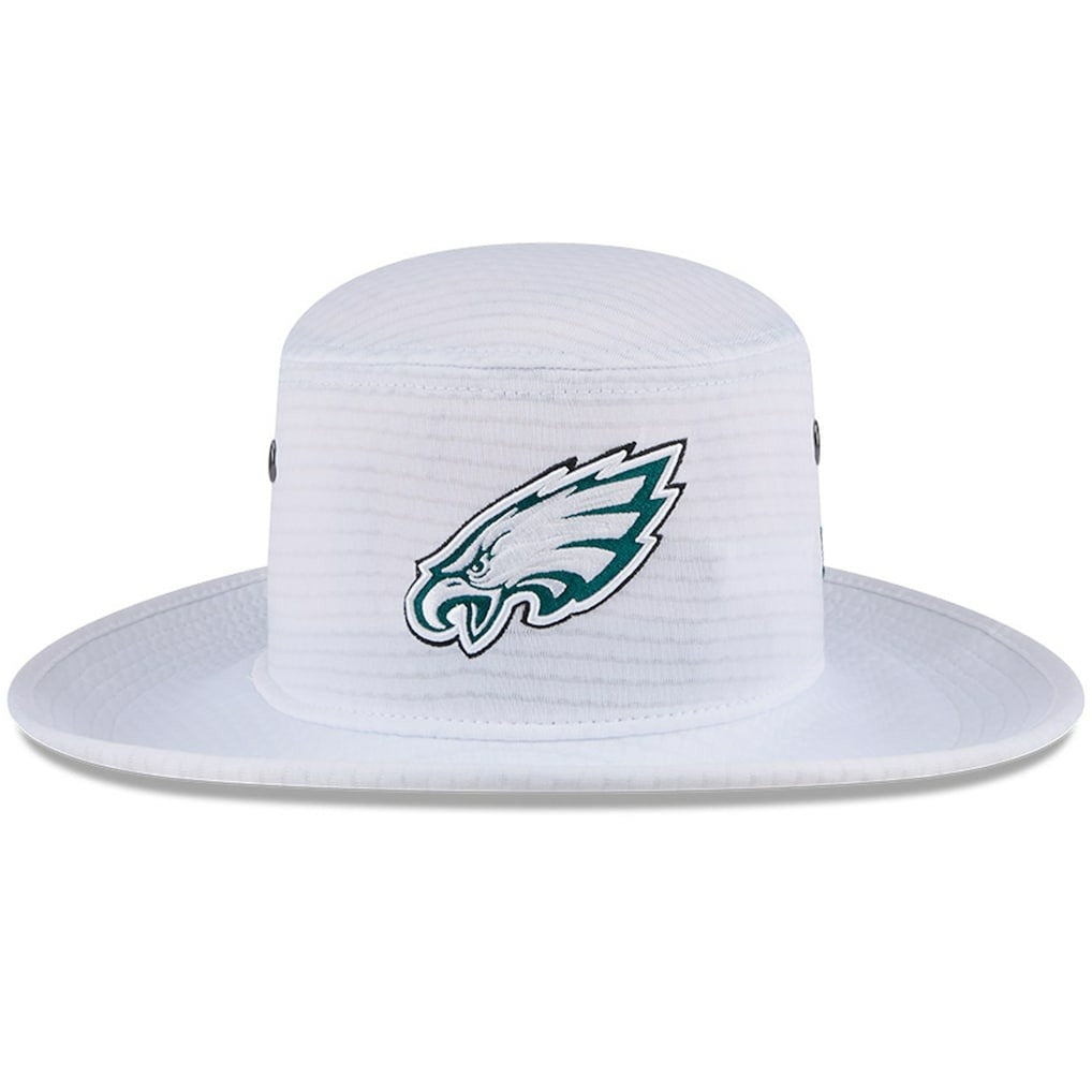 Philadelphia Eagles New Era 2024 NFL Training Camp Panama Bucket Hat White