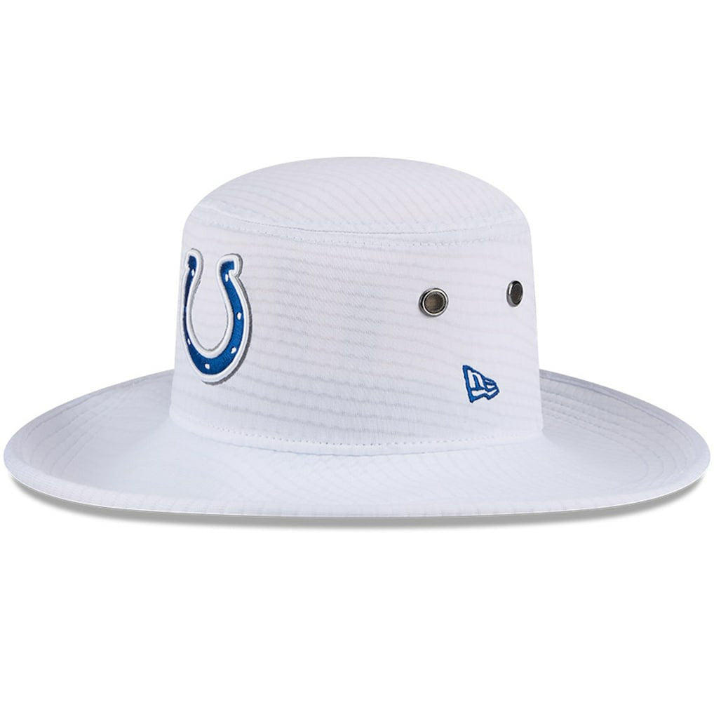Indianapolis Colts New Era 2024 NFL Training Camp Panama Bucket Hat White