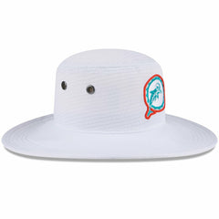Miami Dolphins New Era 2024 NFL Training Camp Panama Bucket Hat White