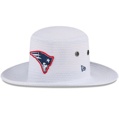 New England Patriots New Era 2024 NFL Training Camp Panama Bucket Hat White