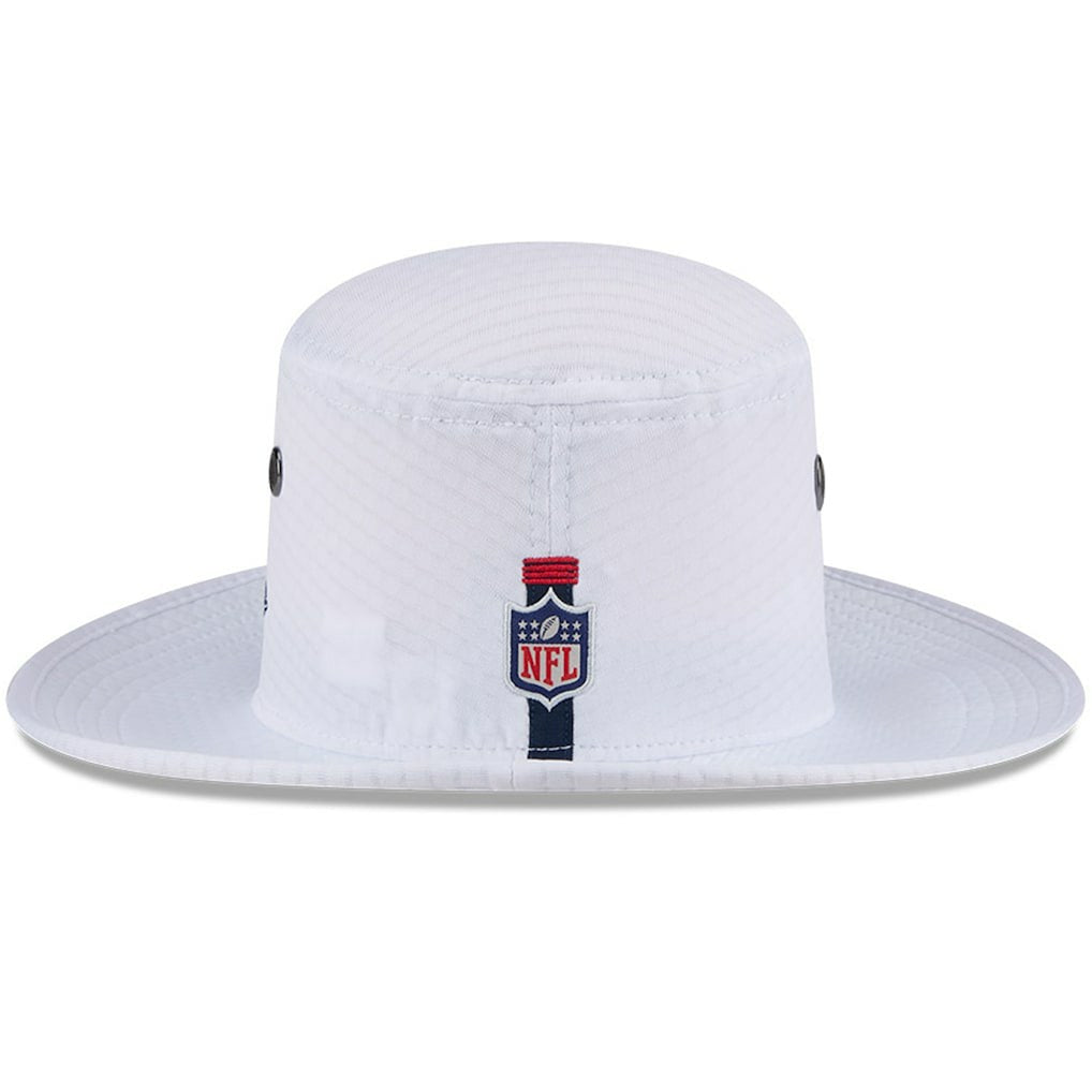 New England Patriots New Era 2024 NFL Training Camp Panama Bucket Hat White
