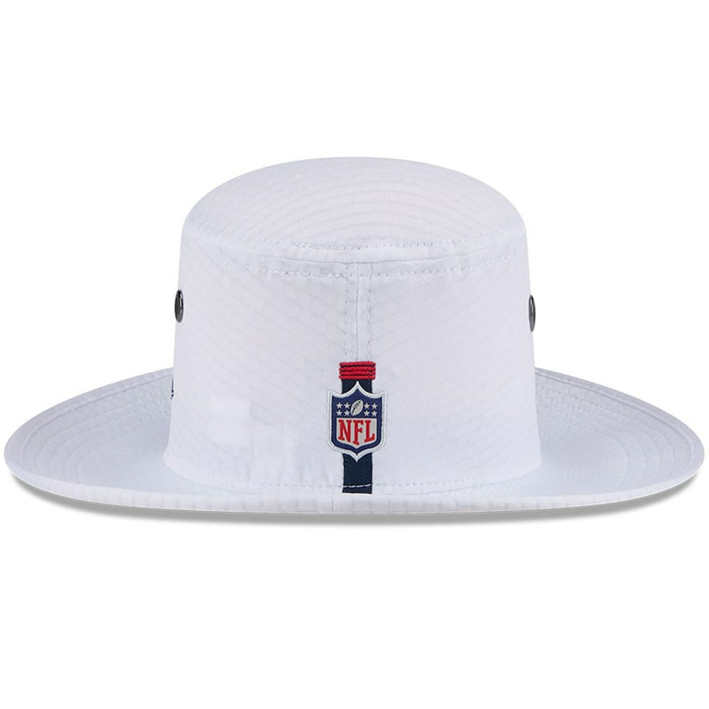 New England Patriots New Era 2024 NFL Training Camp Panama Bucket Hat White