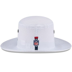 New England Patriots New Era 2024 NFL Training Camp Panama Bucket Hat White