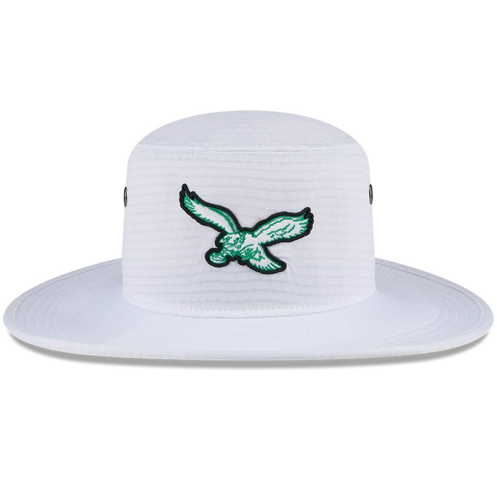 Philadelphia Eagles New Era 2024 NFL Training Camp Panama Bucket Hat White